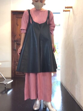 「ラブアンドピース2020」｜「アイテム（ブーツ）」を使った、くみこさん（レディース・150cm）の秋コーディネート