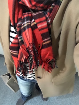 「STYLE DELI（スタイルデリ）のアイテム（スウェット）」を使った、なつこさん（レディース・163cm）の冬コーディネート