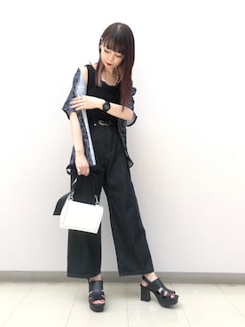 SHIZUKA❁⃘*.ﾟさん（レディース・160cm）の夏コーディネート