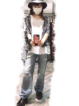 SHIZUKA❁⃘*.ﾟさん（レディース・160cm）の夏コーディネート