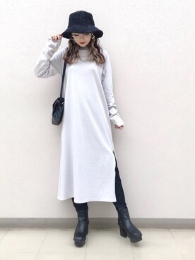 「PAGEBOY（ページボーイ）のハクミニショルダーBAG（ショルダーバッグ）」を使った、SHIZUKA❁⃘*.ﾟさん（レディース・160cm）の秋コーディネート