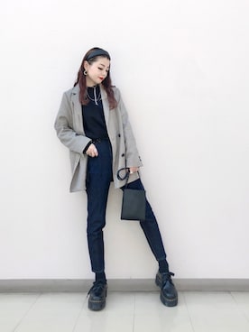 SHIZUKA❁⃘*.゚さん(レディース・160cm)の秋コーディネート