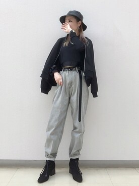 「JEANASIS（ジーナシス）のアイテム（その他トップス）」を使った、SHIZUKA❁⃘*.ﾟさん（レディース・160cm）の秋コーディネート