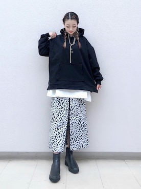 「Settimissimo（セッティミッシモ）のアイテム（アクセサリー）」を使った、SHIZUKA❁⃘*.ﾟさん（レディース・160cm）の冬コーディネート