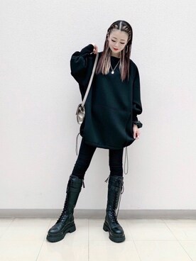 「PAGEBOY（ページボーイ）のハクミニショルダーBAG（ショルダーバッグ）」を使った、SHIZUKA❁⃘*.ﾟさん（レディース・160cm）の秋コーディネート