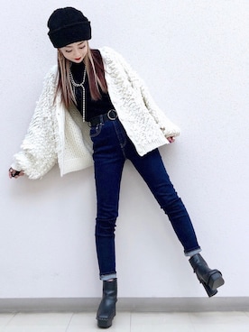 SHIZUKA❁⃘*.ﾟさん（レディース・160cm）の冬コーディネート