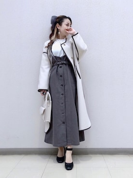 SHIZUKA❁⃘*.ﾟさん（レディース・160cm）の冬コーディネート