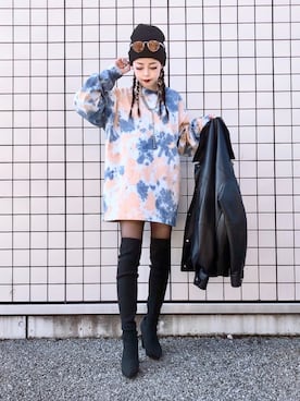 「Settimissimo（セッティミッシモ）のアイテム（アクセサリー）」を使った、SHIZUKA❁⃘*.ﾟさん（レディース・160cm）の冬コーディネート