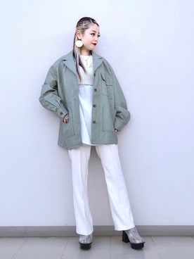 SHIZUKA❁⃘*.゚さん(レディース・160cm)の春コーディネート