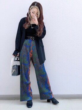 「PAGEBOY（ページボーイ）のアイテム（ノーカラージャケット）」を使った、SHIZUKA❁⃘*.ﾟさん（レディース・160cm）の春コーディネート