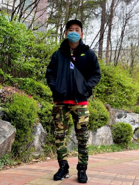 「AIR JORDAN」｜STeeevyyさん（メンズ・175cm・30代）の春コーディネート
