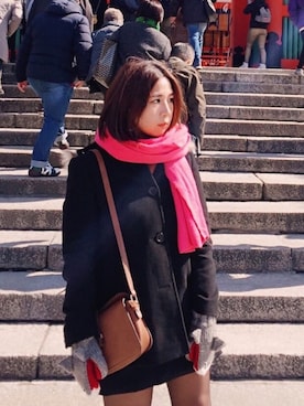 「NET（ネット）のアイテム（フォーマルスーツ/小物）」を使った、Min-Eさん（レディース・165cm）の春コーディネート