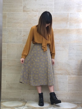 ano.さん（レディース・161cm）の秋コーディネート