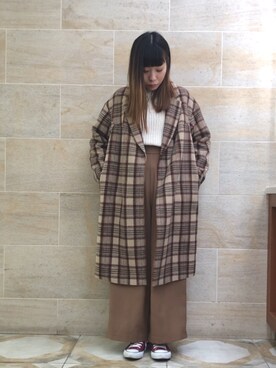 ano.さん（レディース・161cm）の秋コーディネート