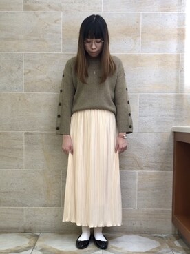 ano.さん（レディース・161cm）の冬コーディネート