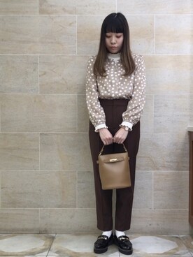 ano.さん(レディース・161cm)の冬コーディネート