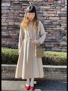 ano.さん（レディース・161cm）の春コーディネート