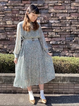 ano.さん（レディース・161cm）の春コーディネート