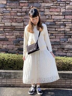 ano.さん（レディース・161cm）の春コーディネート