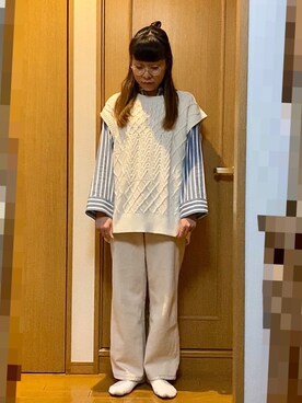 ano.さん(レディース・161cm)の春コーディネート