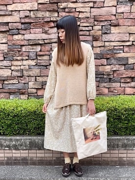 ano.さん（レディース・161cm）の春コーディネート