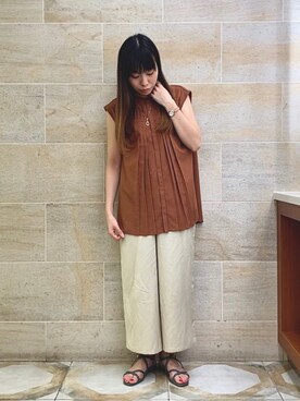 ano.さん(レディース・161cm)の夏コーディネート