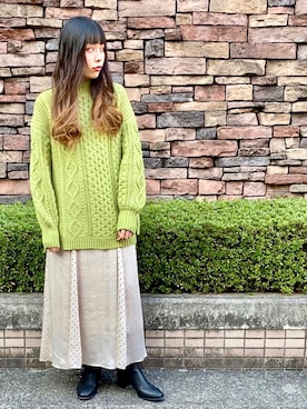 ano.さん（レディース・161cm）の秋コーディネート