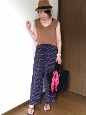 hitoponさん（レディース・160cm）の夏コーディネート