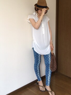 hitoponさん（レディース・160cm）の夏コーディネート