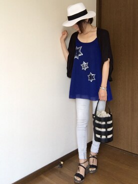 「UNIQLO（ユニクロ）のWOMEN ウルトラストレッチジーンズ（デニムパンツ）」を使った、hitoponさん（レディース・160cm）の秋コーディネート