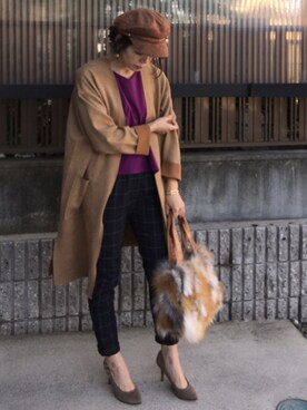 hitoponさん（レディース・160cm）の冬コーディネート