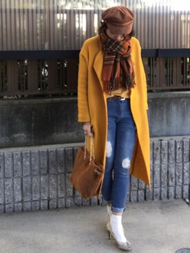 hitoponさん（レディース・160cm）の冬コーディネート