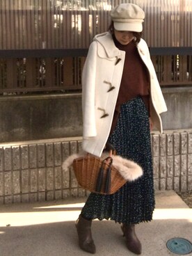 hitoponさん（レディース・160cm）の冬コーディネート