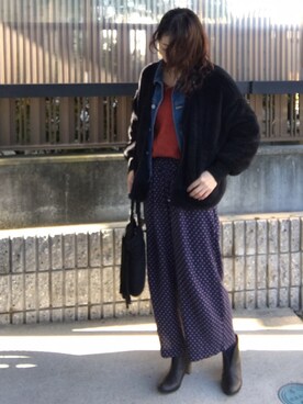 hitoponさん（レディース・160cm）の冬コーディネート