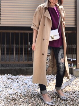 hitoponさん（レディース・160cm）の春コーディネート