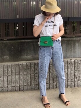 hitoponさん（レディース・160cm）の夏コーディネート