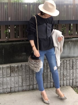 hitoponさん（レディース・160cm）の秋コーディネート