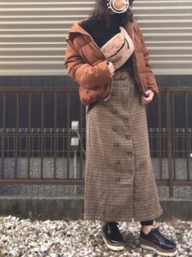 hitoponさん（レディース・160cm）の冬コーディネート