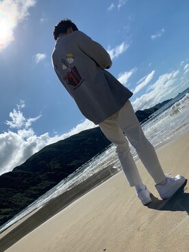 「ラブアンドピース2020」｜「アイテム（チノパンツ）」を使った、ゆうぱっちょさん（メンズ・170cm）の秋コーディネート