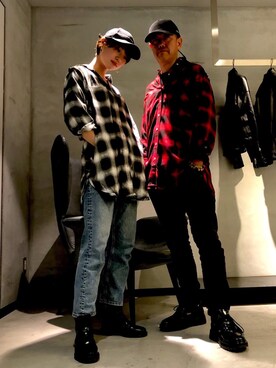 「Dr. Martens（ドクターマーチン）のDr.Martens  CHELSEA BOOT（ブーツ）」を使った、キョウさん（メンズ・175cm）の冬コーディネート