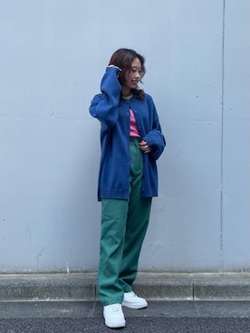 「ぶるー」｜kasaki03さん（レディース・153cm）の夏コーディネート