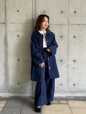 「ぶるー」｜kasaki03さん（レディース・153cm）の夏コーディネート