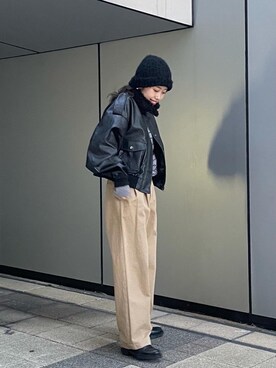 3WAY フライトジャケット TINA：JOJUNを使った人気ファッション 