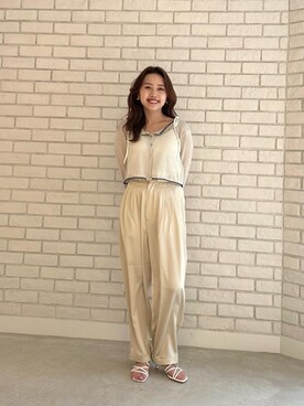 「ぶるー」｜kasaki03さん（レディース・153cm）の春コーディネート