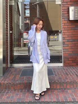 「カラージャケット」｜kasaki03さん（レディース・153cm）の春コーディネート