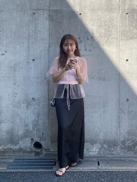 kasaki03さん（レディース・153cm）の夏コーディネート