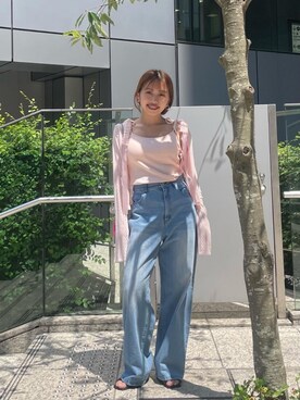「骨格_ナチュラル」｜kasaki03さん（レディース・153cm）の夏コーディネート