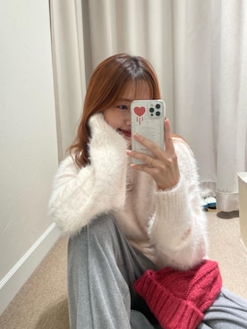 「ストレートパンツ」｜「アイテム（ニットキャップ/ビーニー）」を使った、kasaki03さん（レディース・153cm）の秋コーディネート