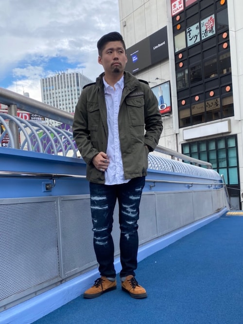 Honda Avirex ジョイナス横浜 Avirexのミリタリージャケットを使ったコーディネート Wear