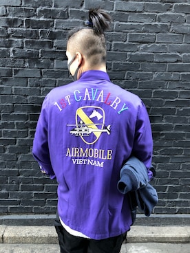 「カラーシャツ」｜HONDAさん（メンズ・171cm）の冬コーディネート